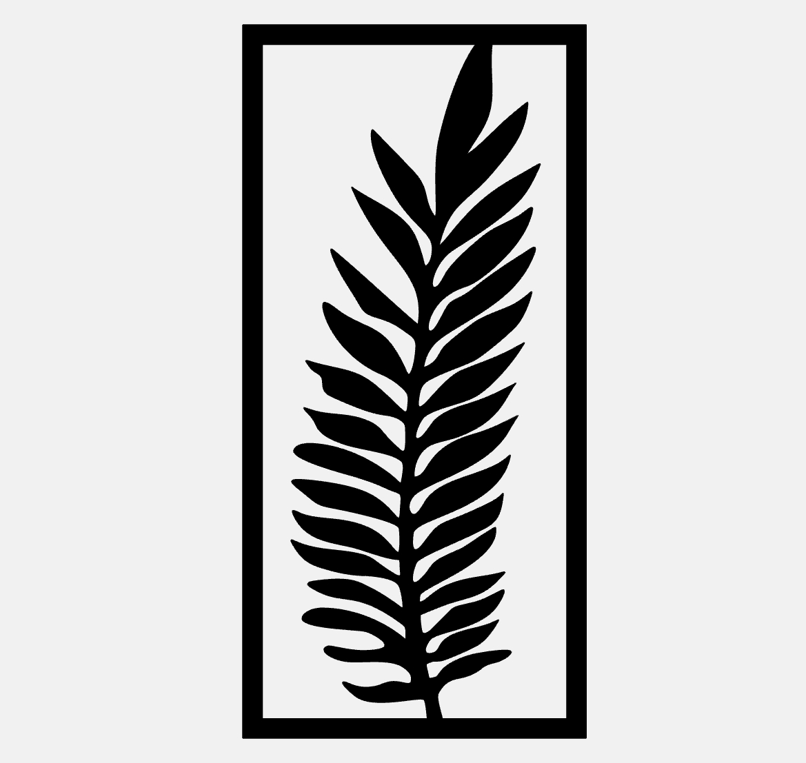 Decorative Leaf Wall Panels – Nature SVG Laser Cutting