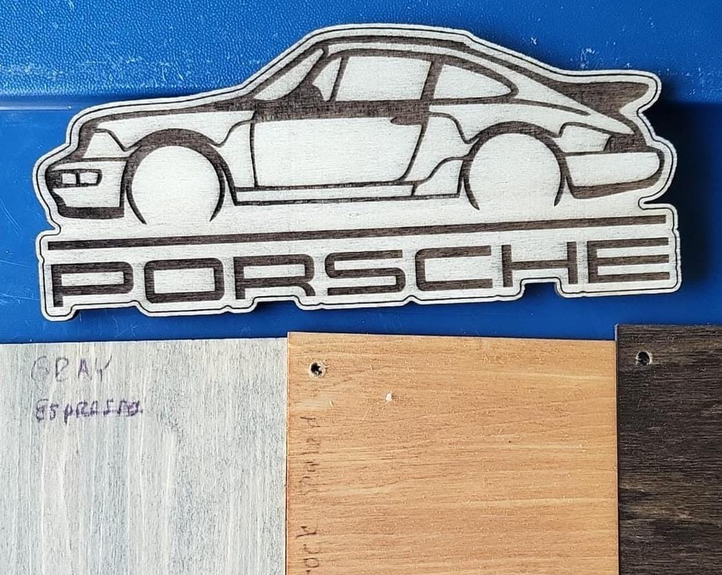 Porsche Car Sign