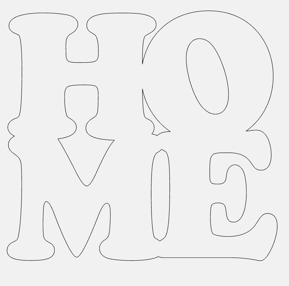 Home Decorative Phrase