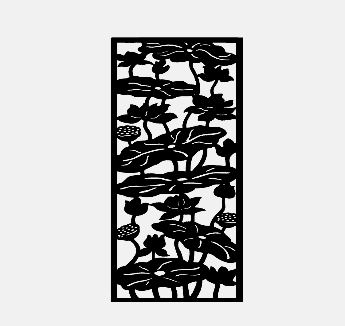 Decorative Leaf Wall Panel Designs – SVG Laser Cut