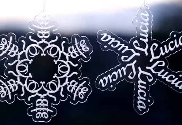 Free Snowflake Ornament Generator